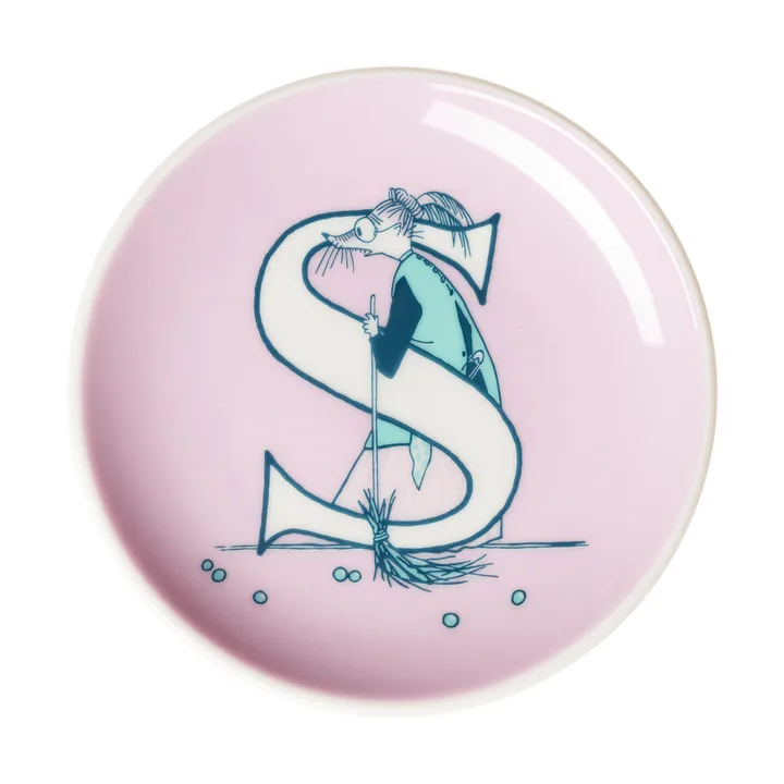 ABC Mumin mini piatto - S, 10,5 cm - Moomin Arabia