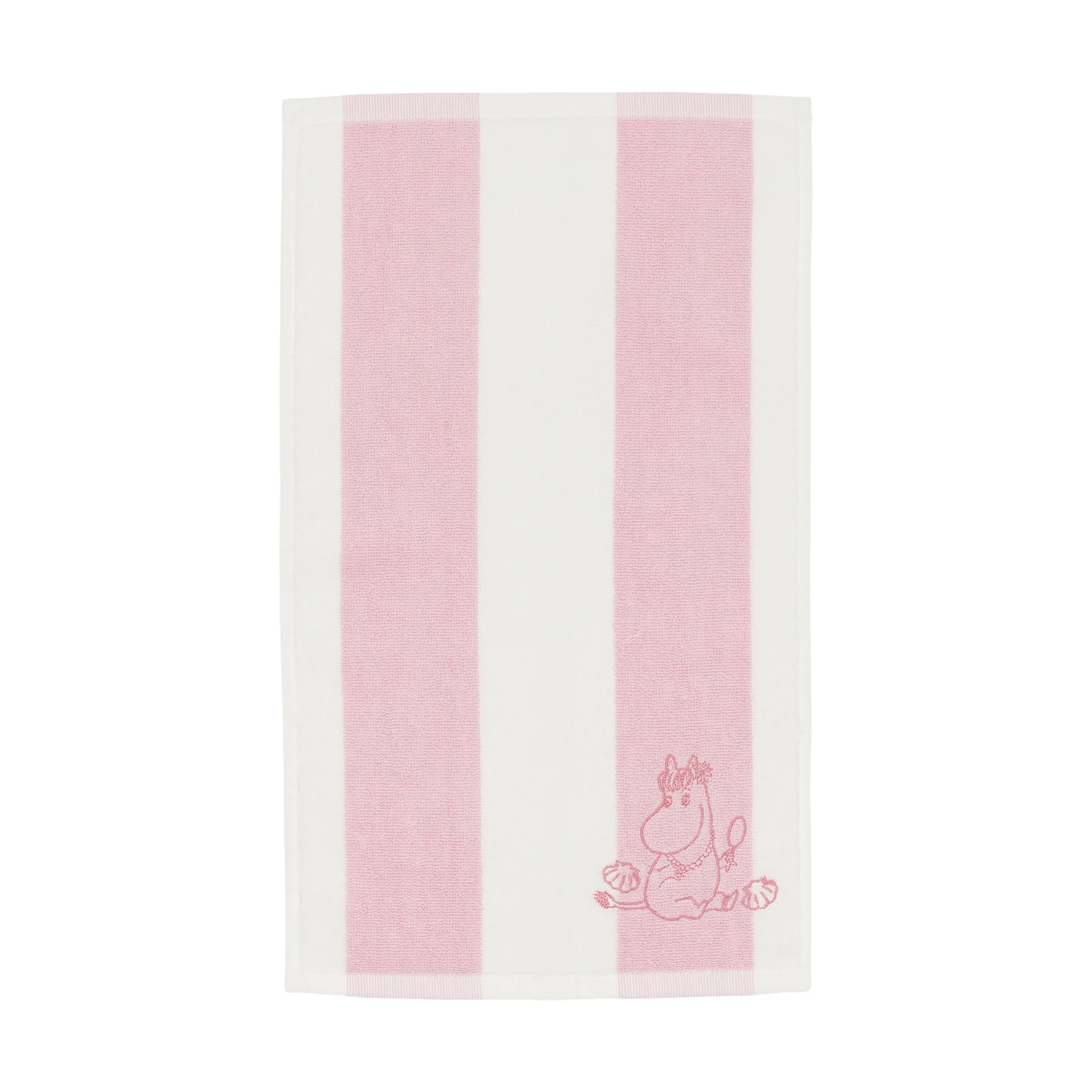 Asciugamano Mumin 30x50 cm, Conchiglia rosa-bianco Moomin Arabia