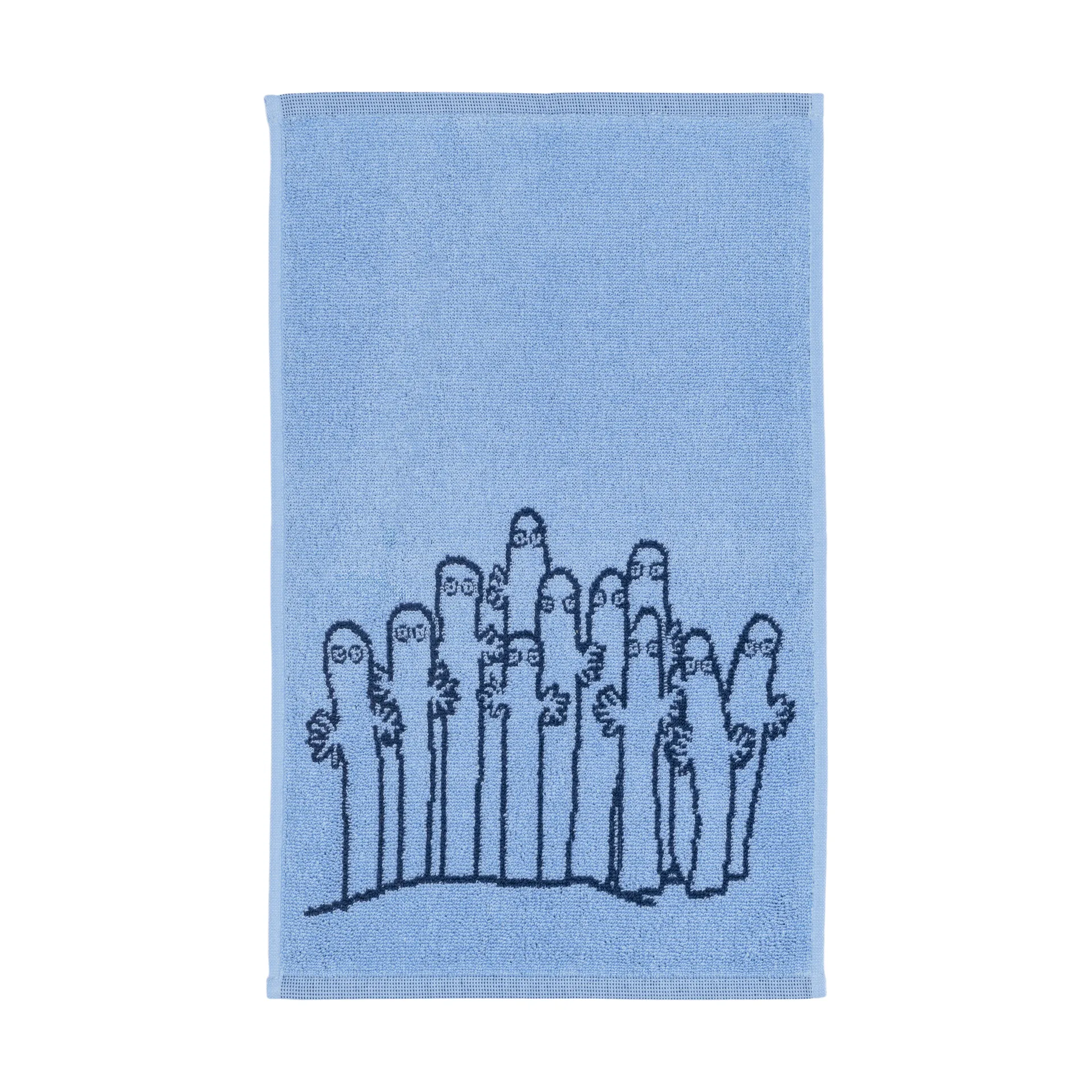 Asciugamano Mumin 30x50 cm, Hattifnattarna blu Moomin Arabia