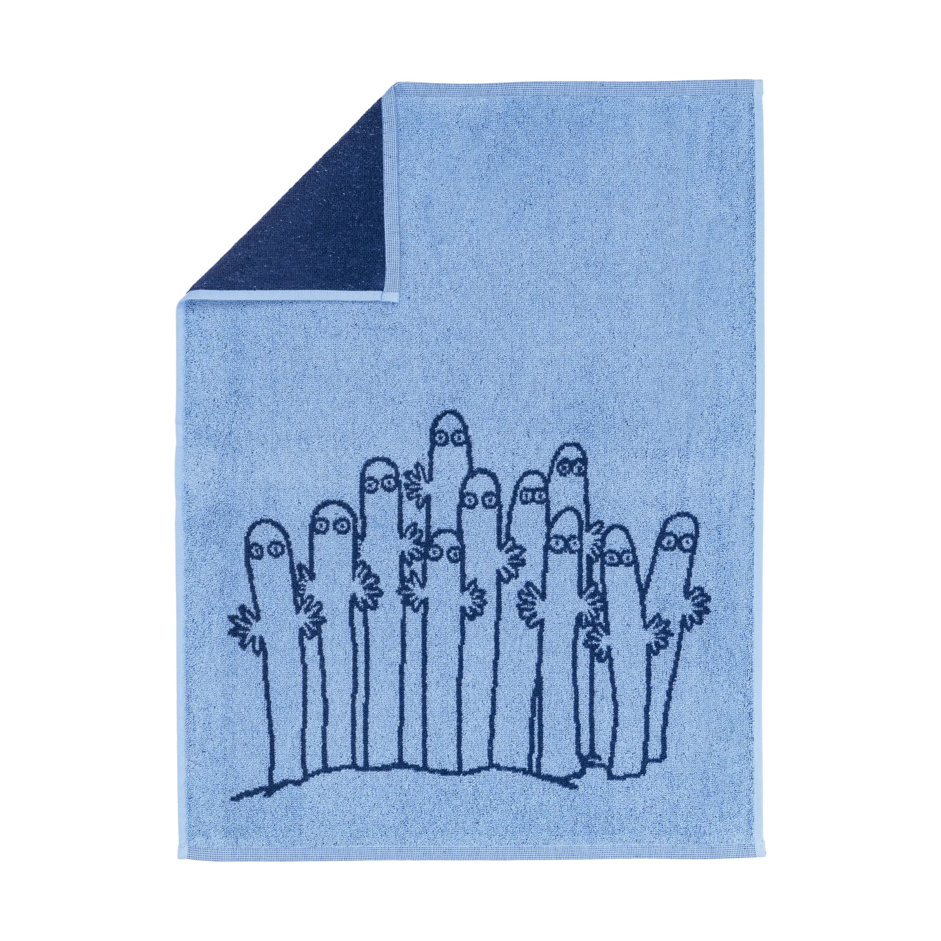 Asciugamano Mumin 50x70 cm, Hattifnattarna blu Moomin Arabia