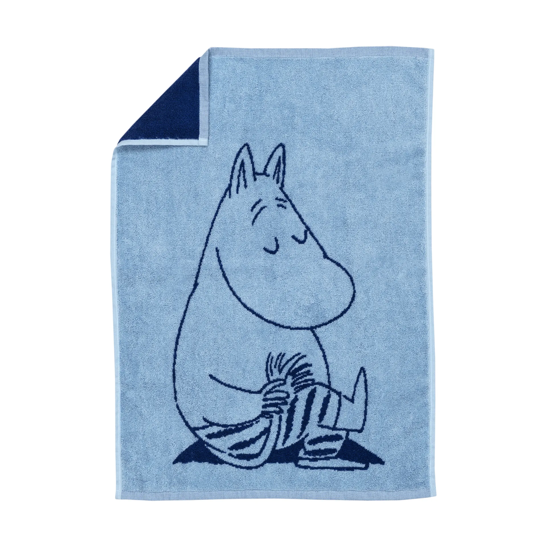 Asciugamano Mumin 50x70 cm, Mumin troll blu marino Moomin Arabia