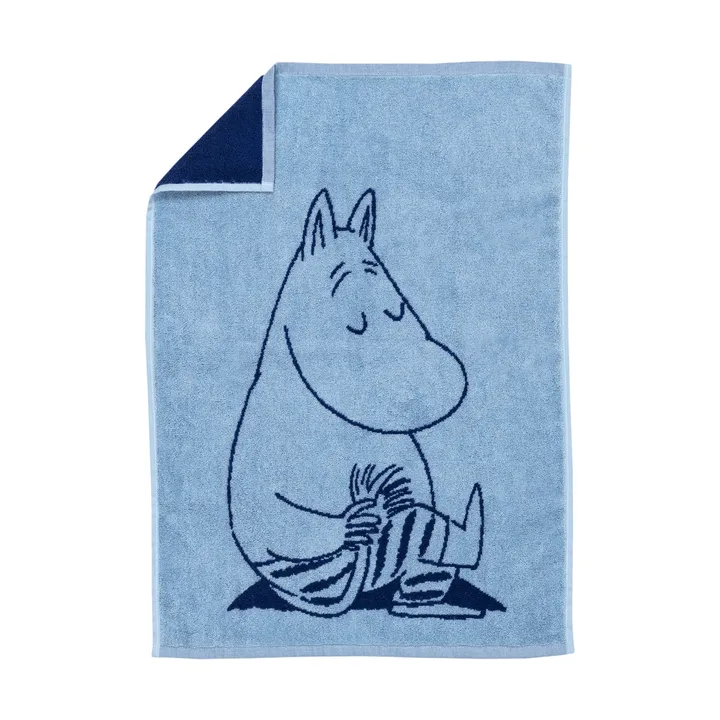 Asciugamano Mumin 50x70 cm - Mumin troll blu marino - Moomin Arabia