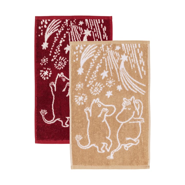 Asciugamano Mumin Festive Moments 2 pezzi - 30x50 cm - Moomin Arabia