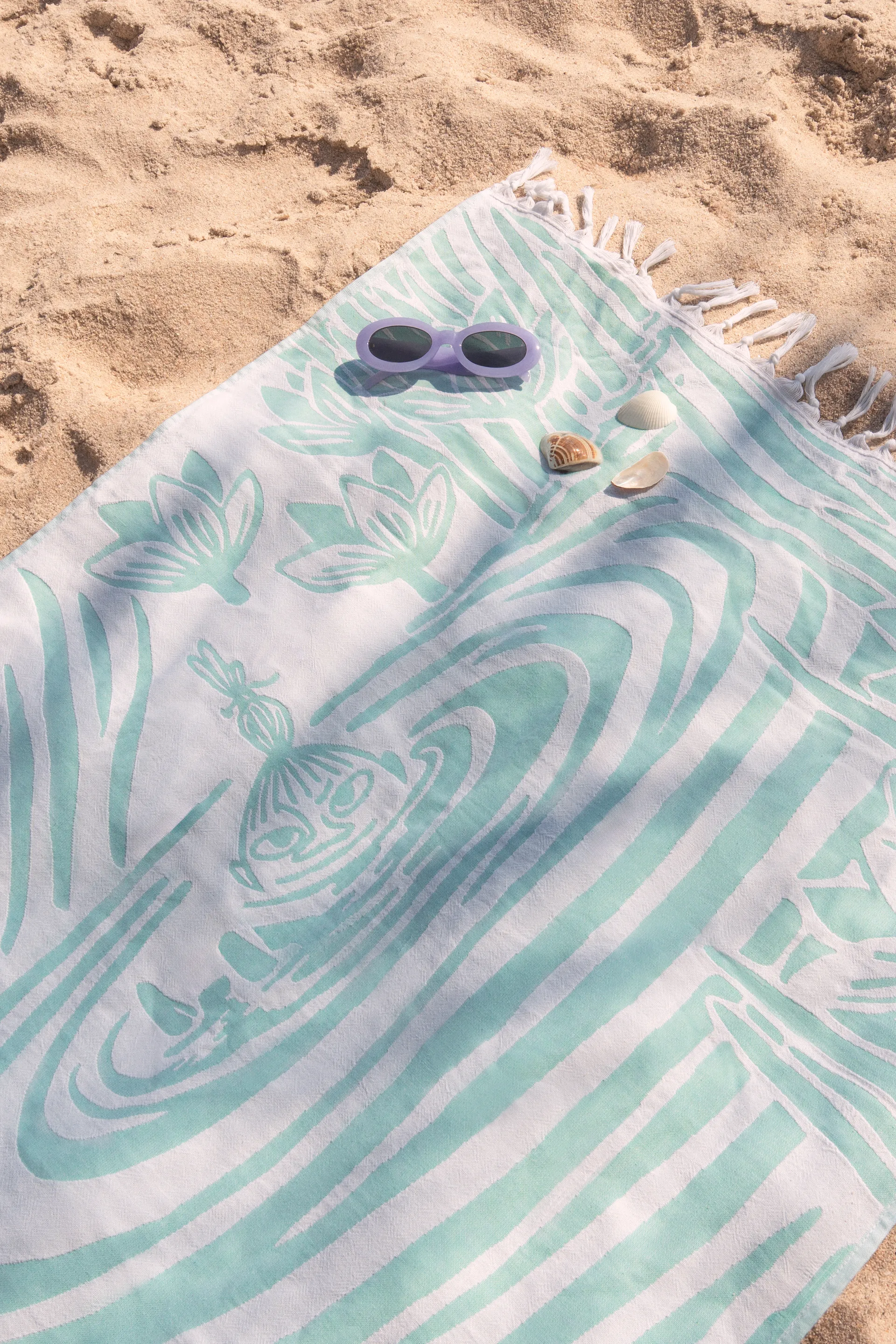 Asciugamano Mumin Hamam 80x150 cm, Multicolore Moomin Arabia