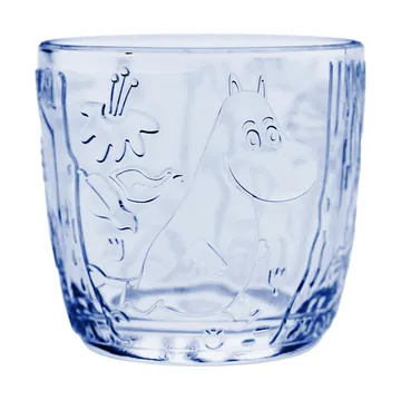 Bicchiere Moomin 28 cl confezione da 2 - Azzurro chiaro - Moomin Arabia