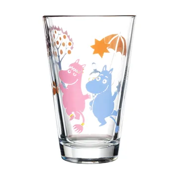 Bicchieri Party Mumin 30 cl 2 pezzi - Trasparente - Moomin Arabia