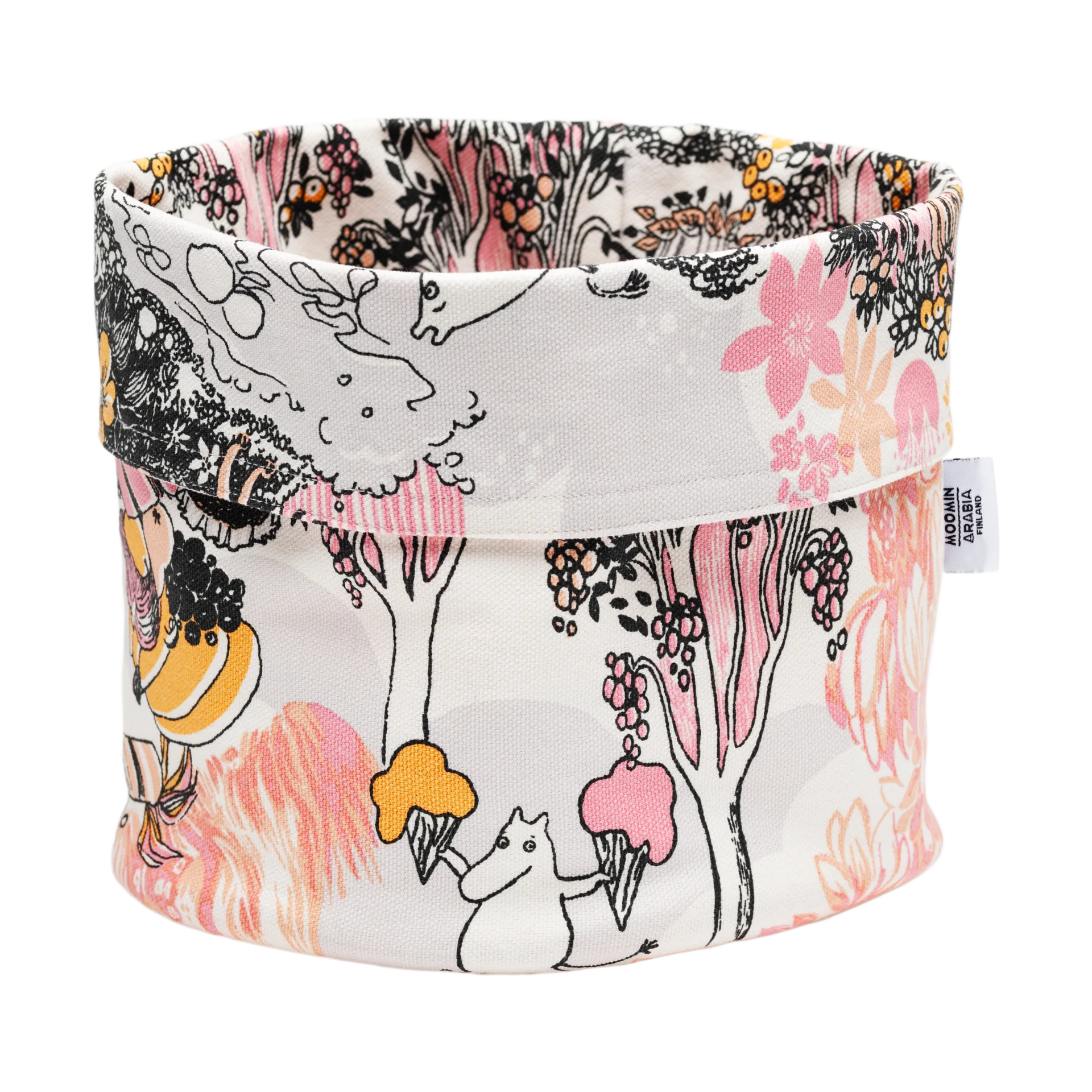 Cesto portaoggetti Mumin Ø20x24 cm, Rosa Moomin Arabia