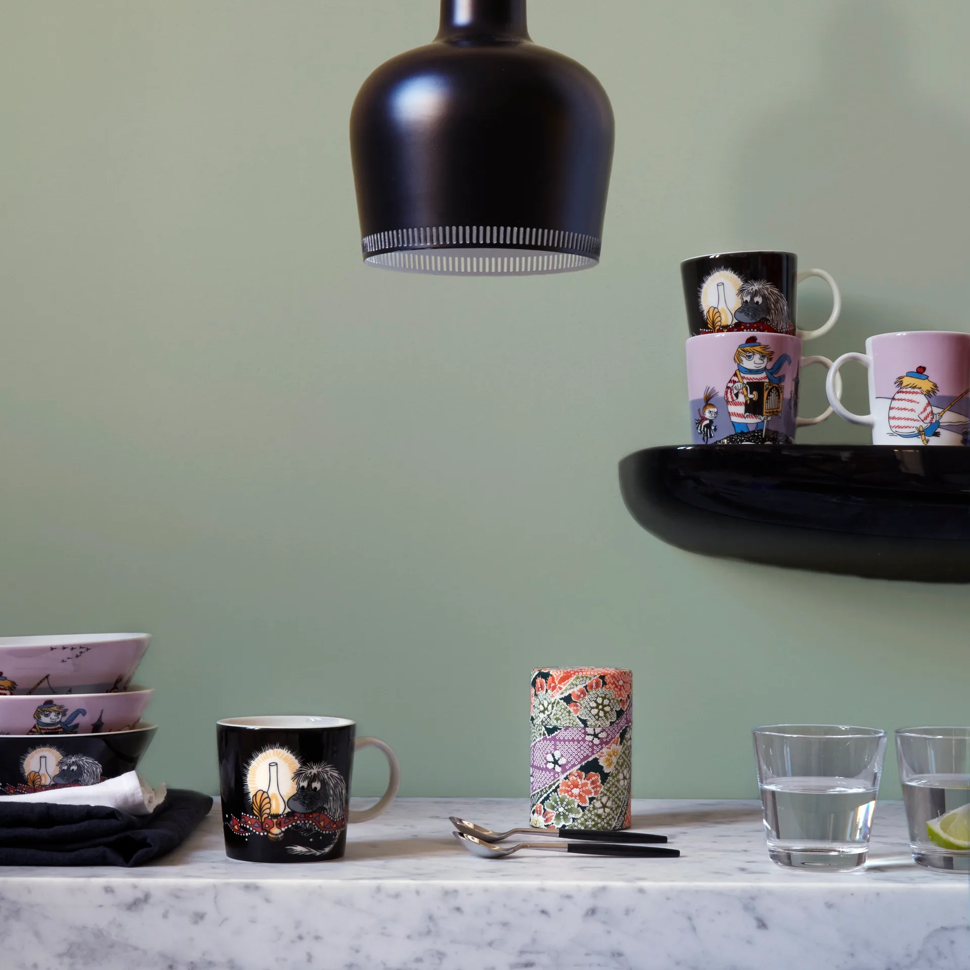 Ciotola Ancestor Moomin , nero Moomin Arabia