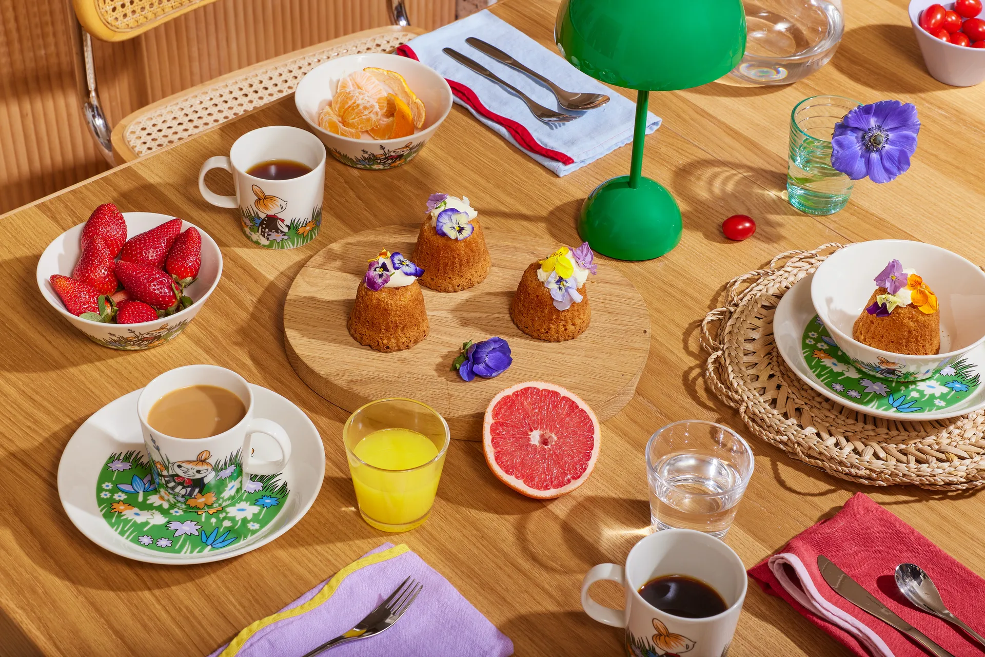 Ciotola Little My and meadow Moomin , Bianco-multicolore Moomin Arabia