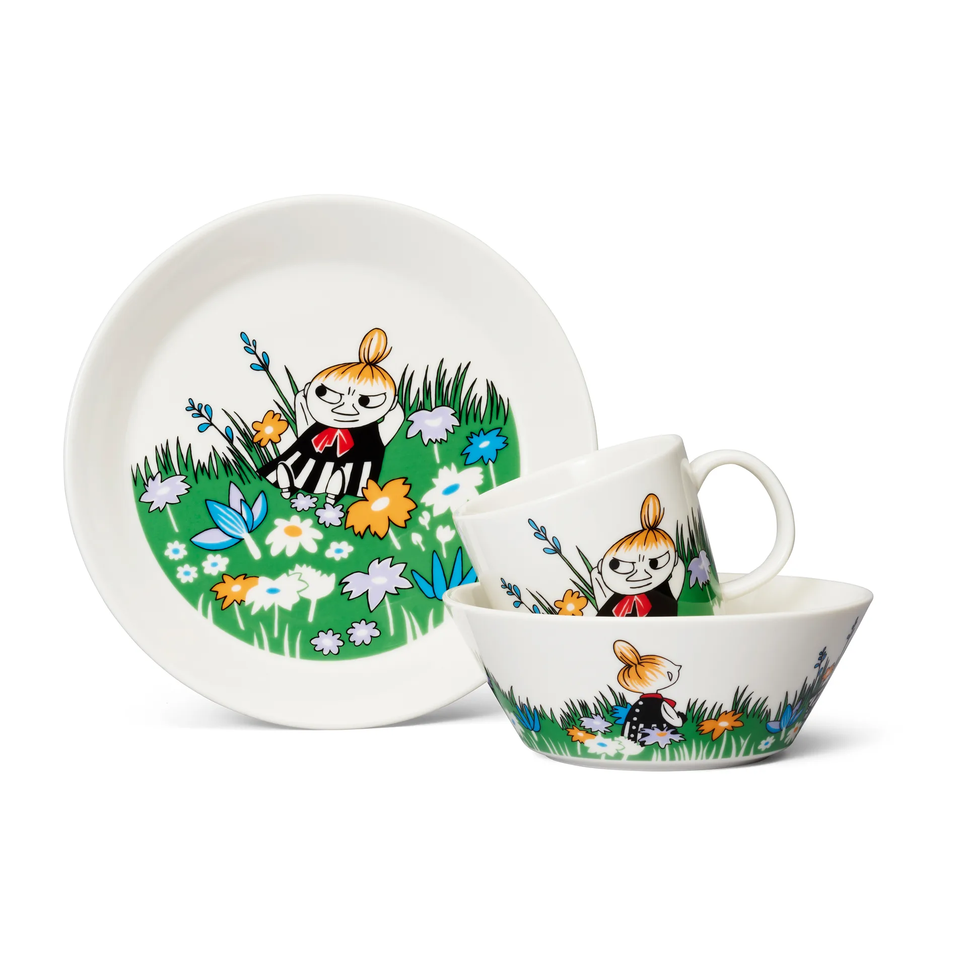 Ciotola Little My and meadow Moomin , Bianco-multicolore Moomin Arabia