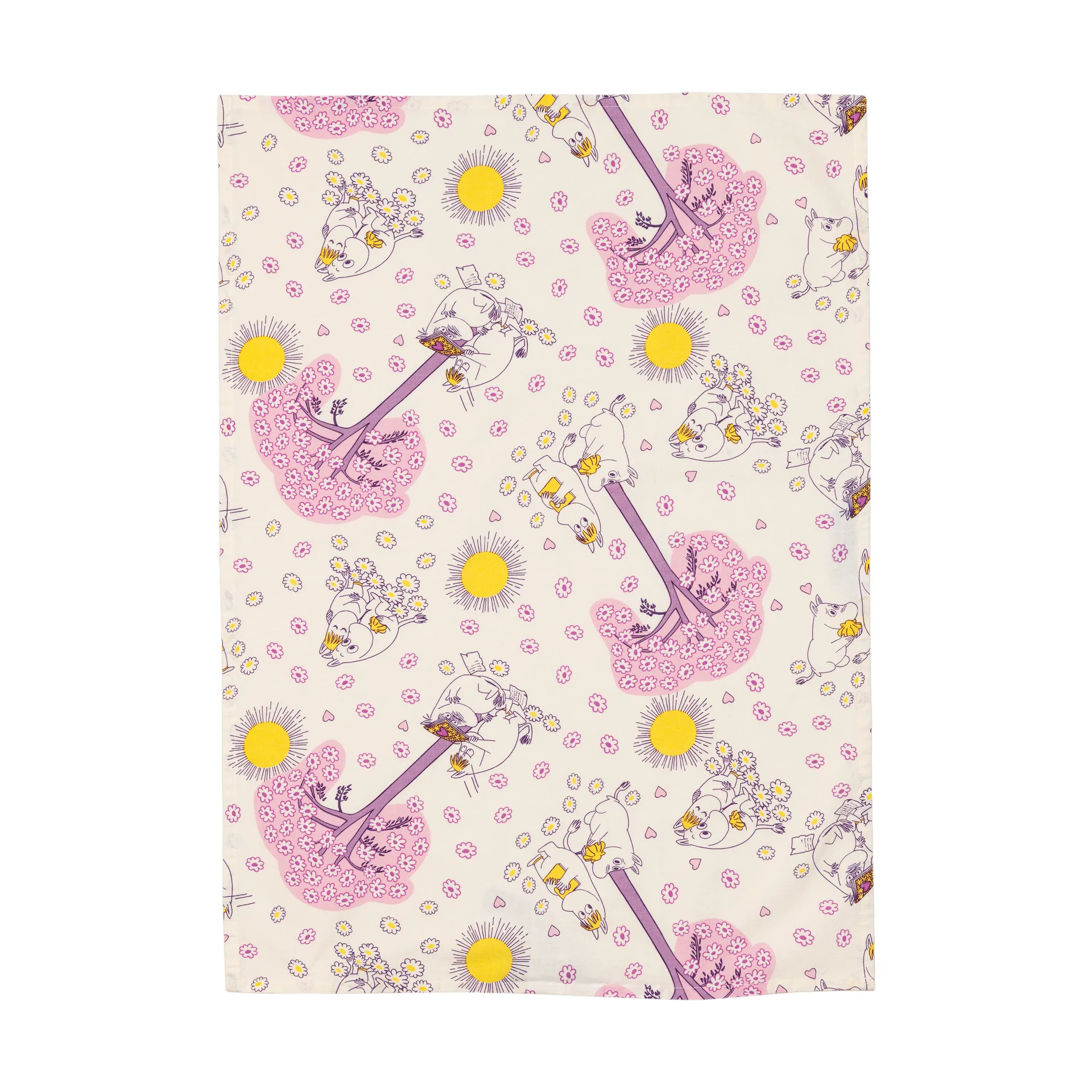 Coppia di strofinacci da cucina Mumin 50x70 cm, Innamorati Moomin Arabia