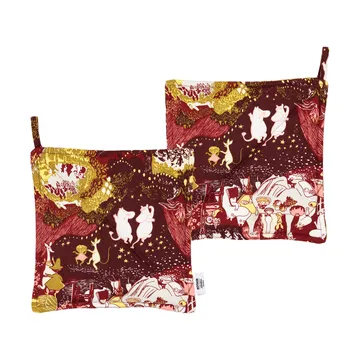 Guanto da cucina Mumin Festive Moments 2 pezzi - 22x22 cm - Moomin Arabia