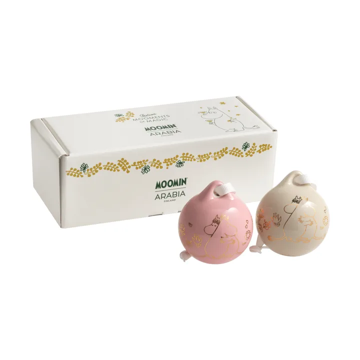 Kärlek Muminjulkula - Oro, 5 cm, confezione da 2 - Moomin Arabia