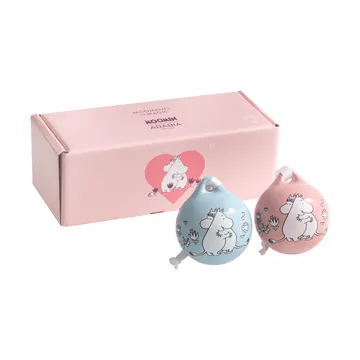 Kärlek Muminjulkula - Rosa-blu, 5 cm, confezione da 2 - Moomin Arabia