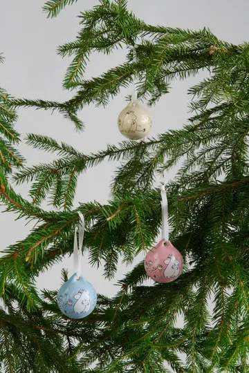 Kärlek Muminjulkula - Rosa-blu, 5 cm, confezione da 2 - Moomin Arabia