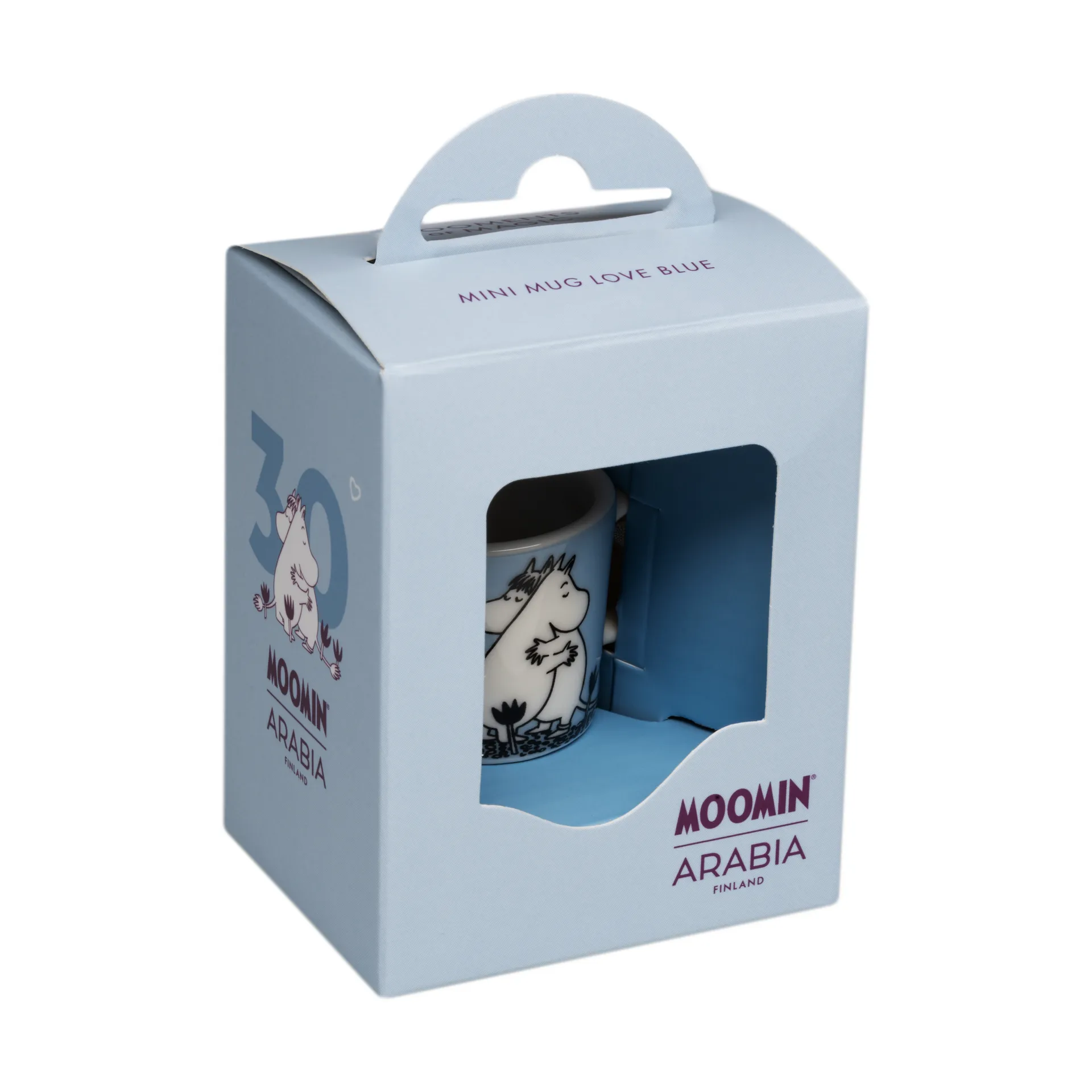 Mini tazza Mumin Amore confezione regalo, Blu Moomin Arabia