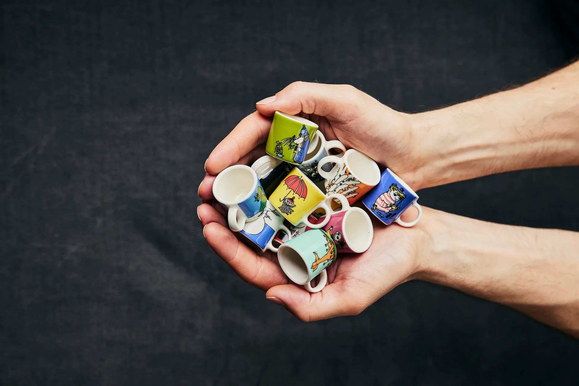 Mini tazze Moomin confezione da 6 terza classic, Multicolore Moomin Arabia