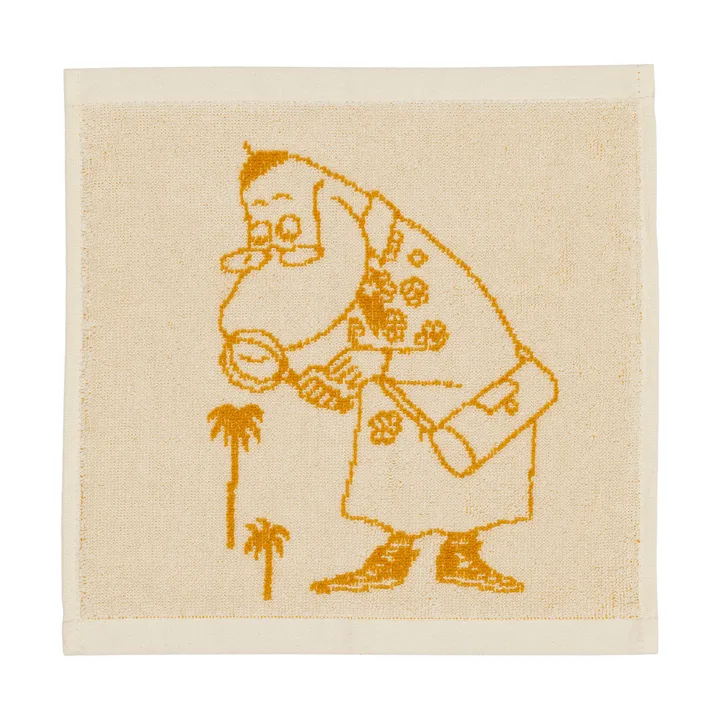 Mumin asciugamano 25x25 cm - Hemulen, ocra - Moomin Arabia