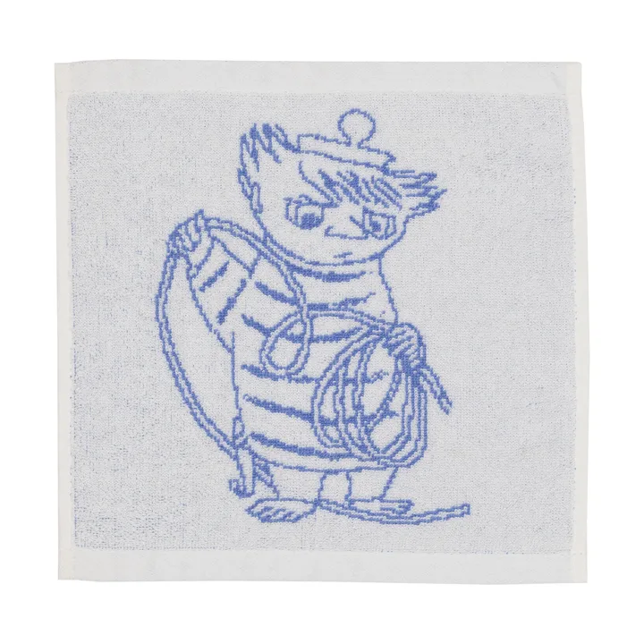 Mumin asciugamano 25x25 cm - Too-ticky, blu - Moomin Arabia