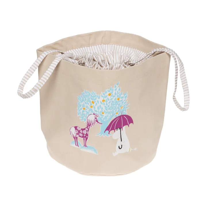Mumin cestino portaoggetti - Sotto l’ombrello GOTS, 24 cm - Moomin Arabia
