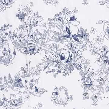 Mumin Haru set copripiumino - Blu, 150x210 cm - Moomin Arabia