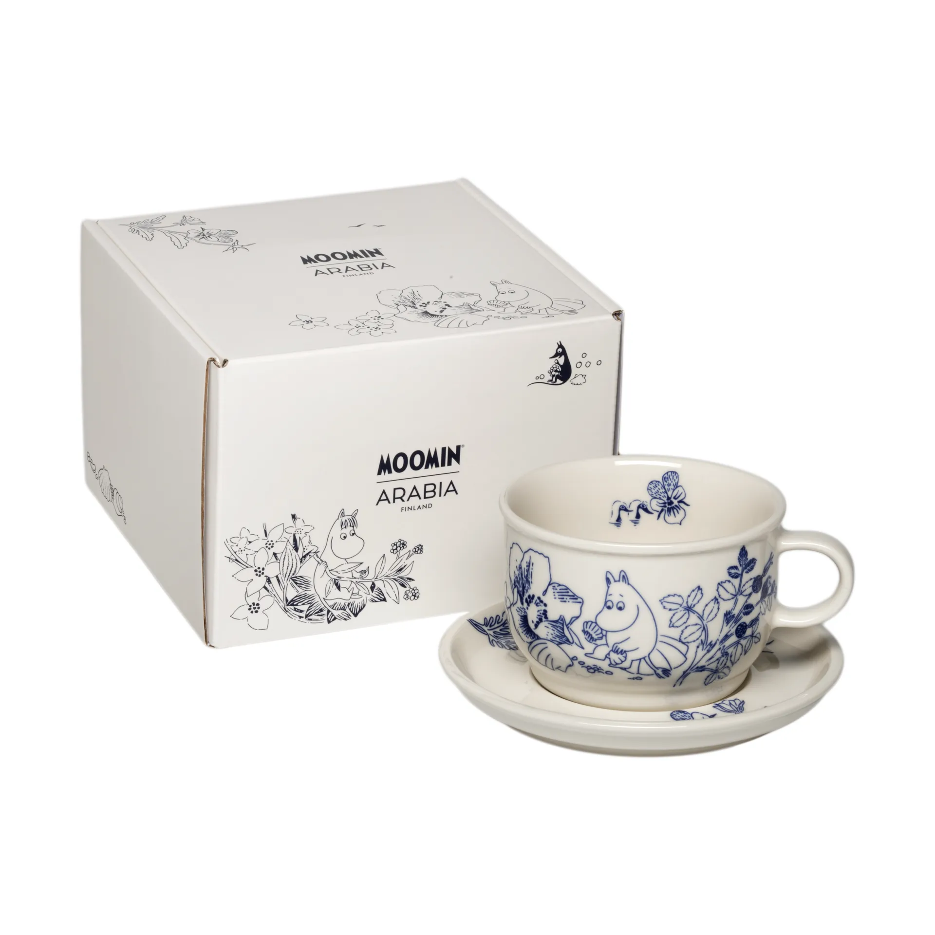 Mumin Haru tazza con piattino, 2 parti Moomin Arabia