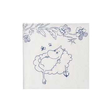Mumin Haru tovagliolo di carta - 33x33 cm, confezione da 20 - Moomin Arabia