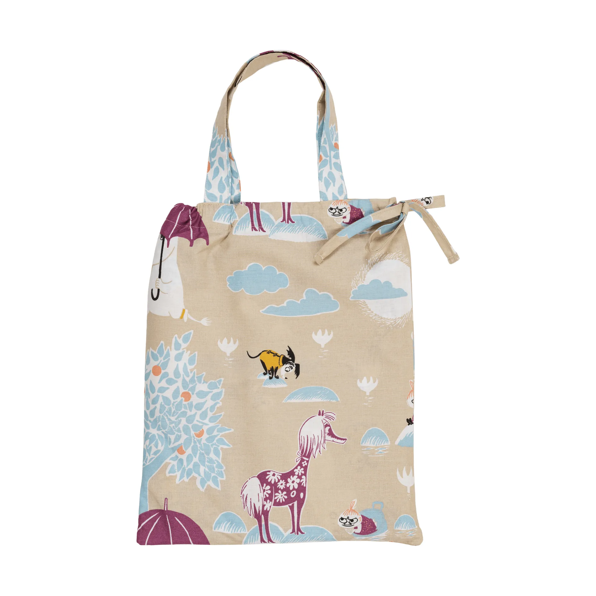 Mumin set lenzuola, Sotto l’ombrello GOTS, 150x210 cm Moomin Arabia