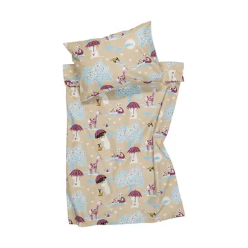 Mumin set lenzuola - Sotto l’ombrello GOTS, 85x125 cm - Moomin Arabia