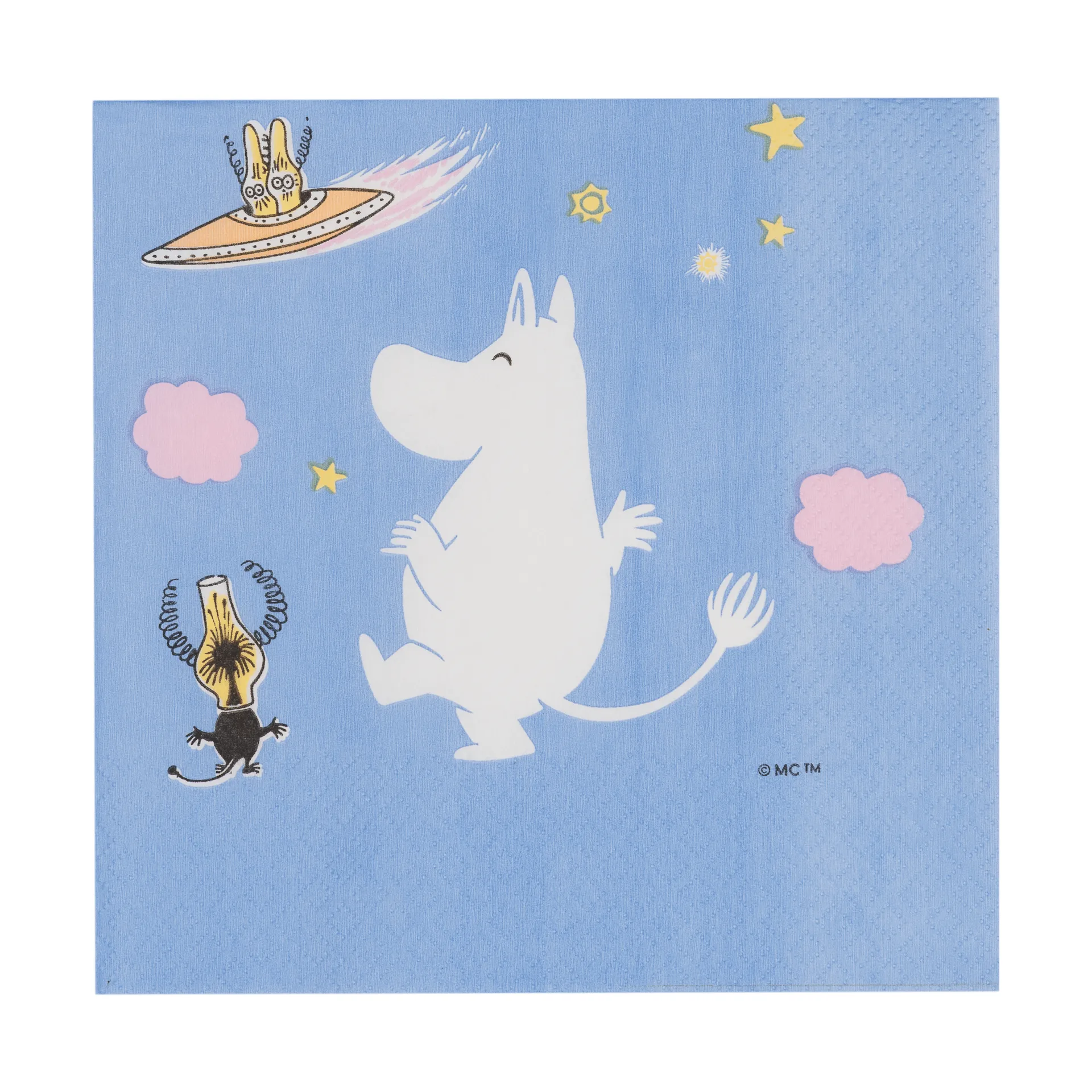 Mumin tovagliolo di carta, Avventura spaziale, 20 pezzi Moomin Arabia