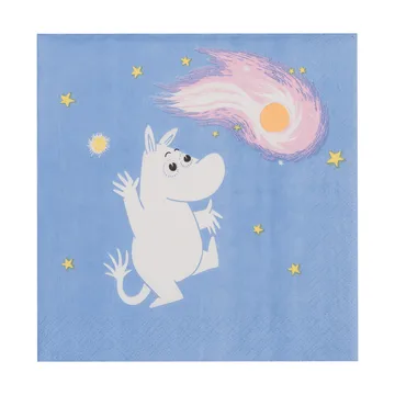 Mumin tovagliolo di carta - Avventura spaziale, 20 pezzi - Moomin Arabia
