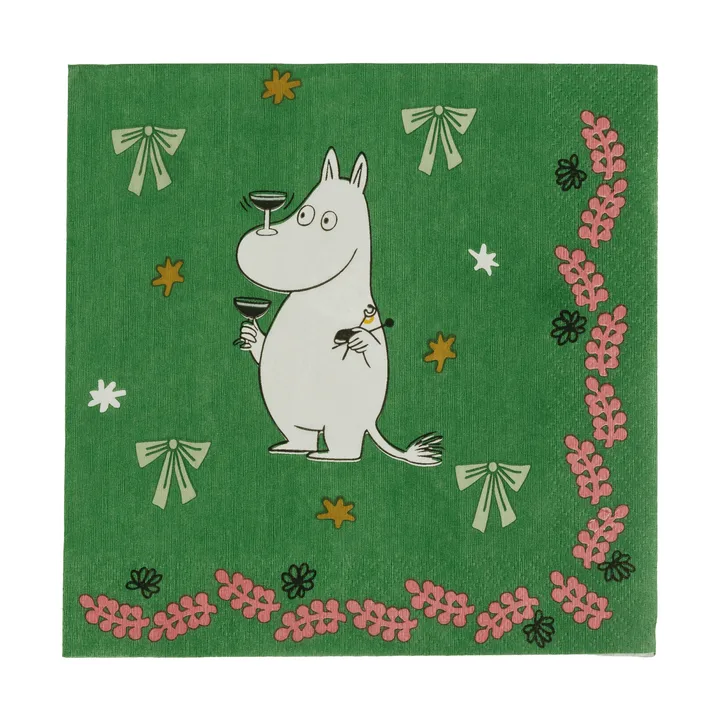 Mumin tovagliolo di carta - Dono d’amore, 33x33 cm, confezione da 20 - Moomin Arabia
