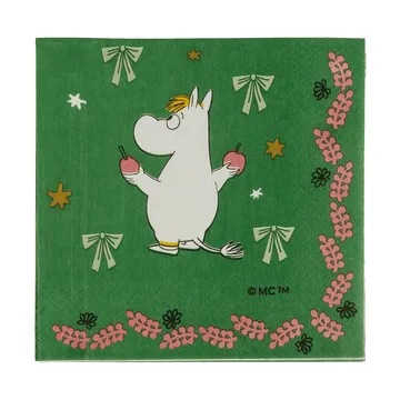 Mumin tovagliolo di carta - Dono d’amore, 33x33 cm, confezione da 20 - Moomin Arabia