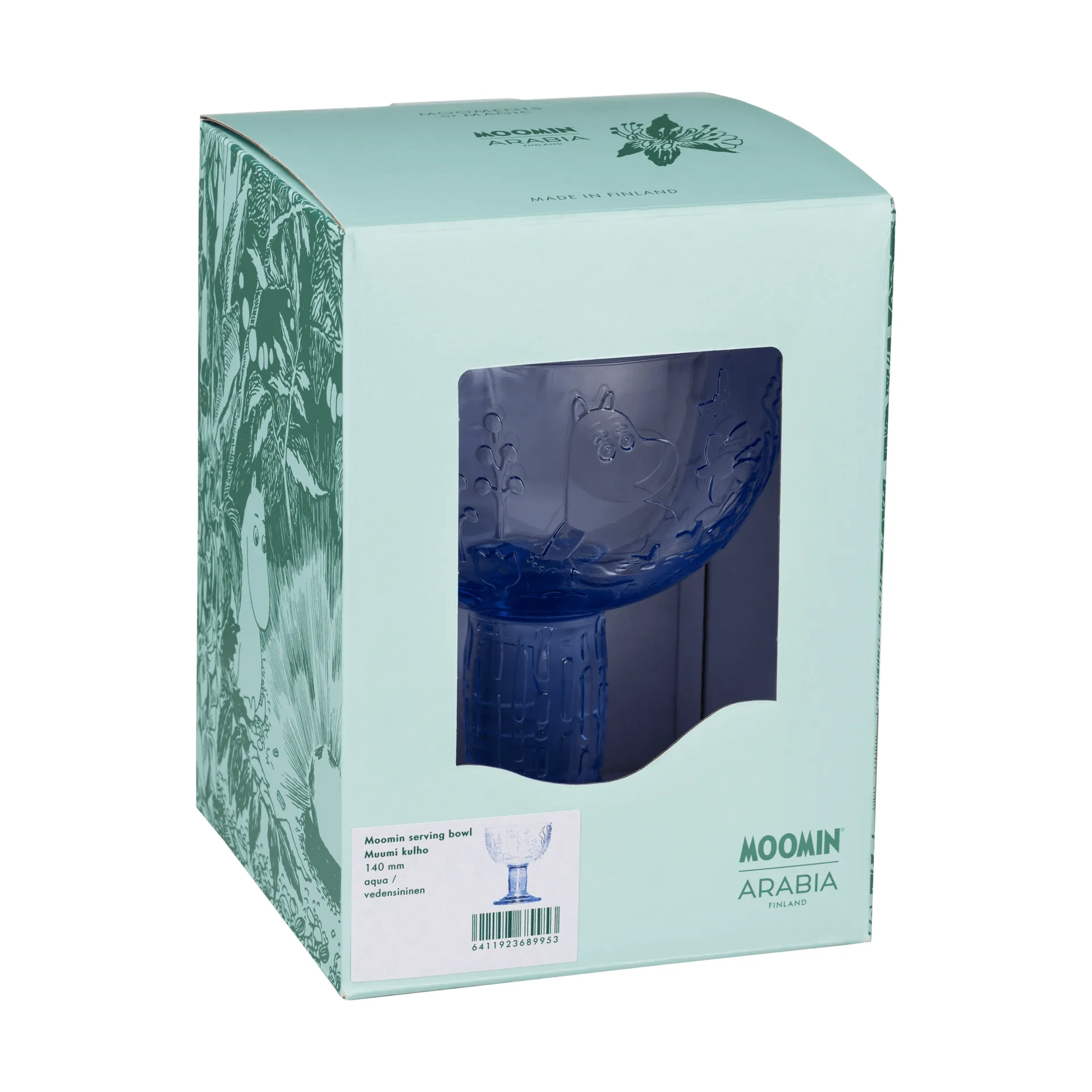 Mystikens skog Mumin ciotola, Aqua, Ø14 cm Moomin Arabia