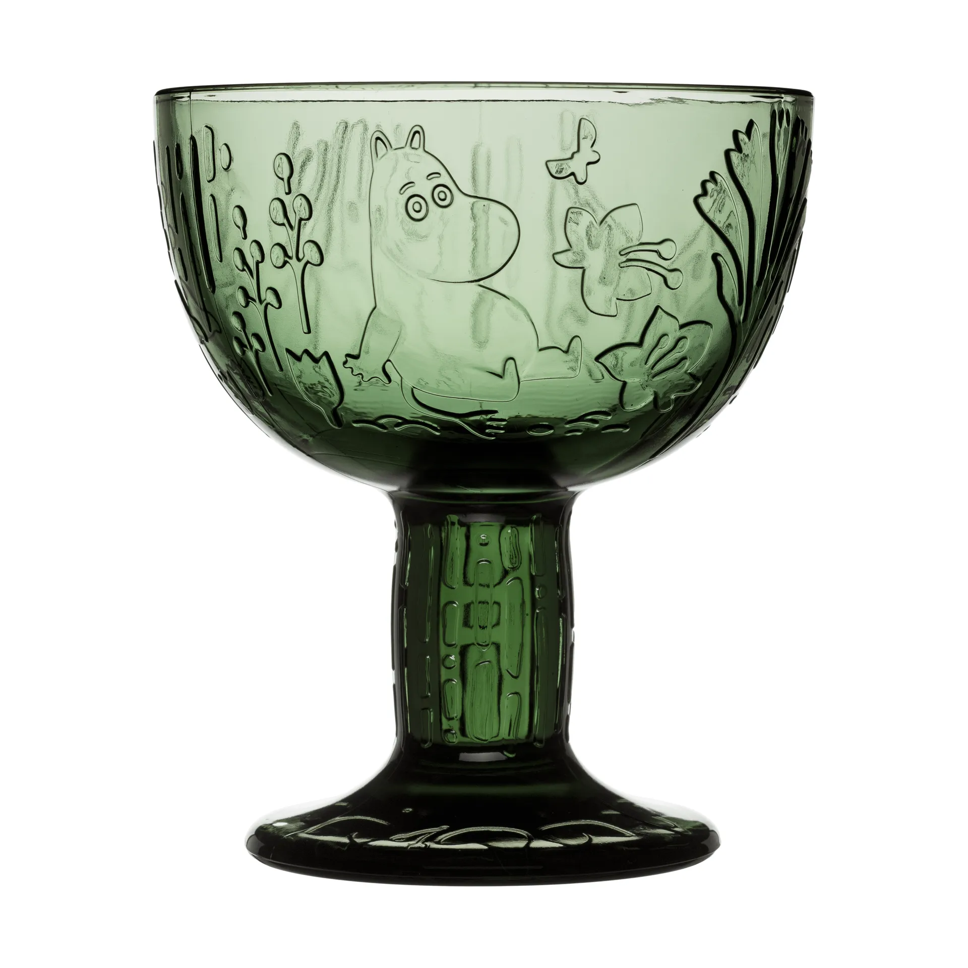 Mystikens skog Mumin ciotola, Verde abete, Ø14 cm Moomin Arabia