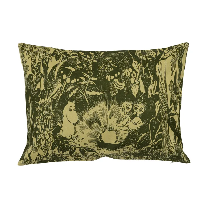 Mystikens skog Mumin federa per cuscino - Verde, 40x58 cm - Moomin Arabia
