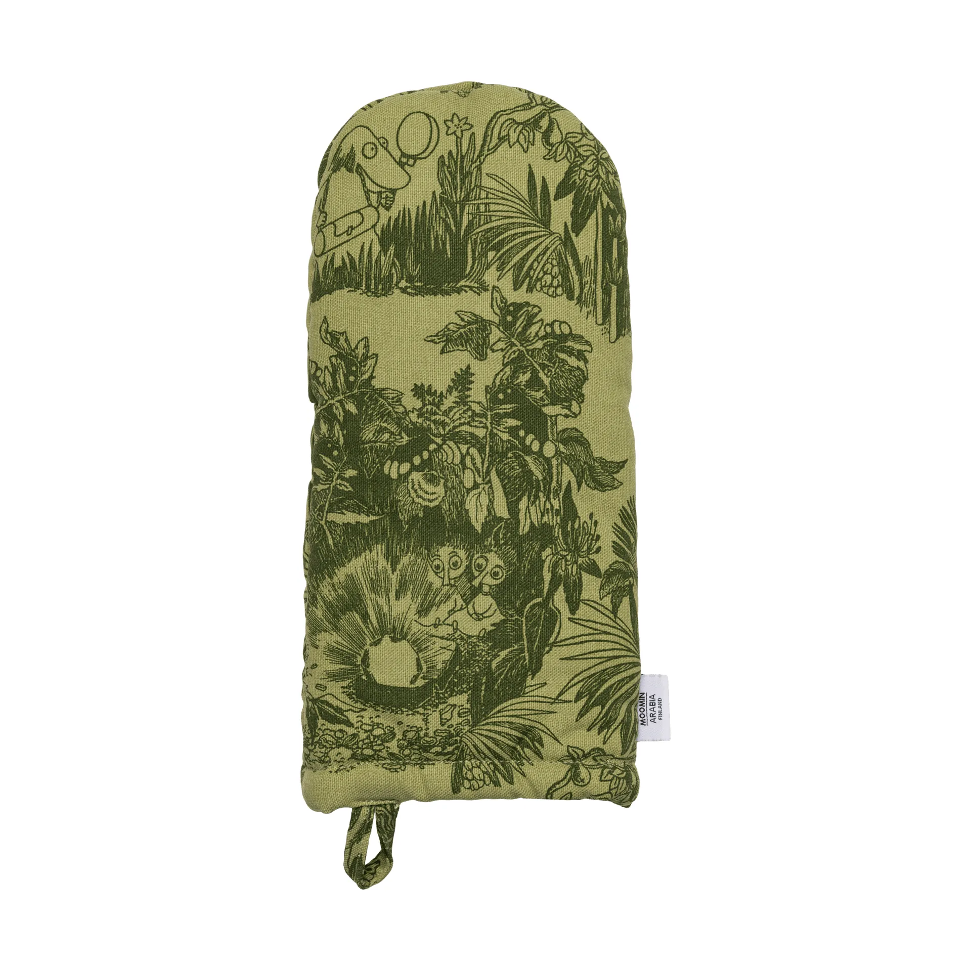 Mystikens skog Mumin presina, Verde, 15x34 cm Moomin Arabia