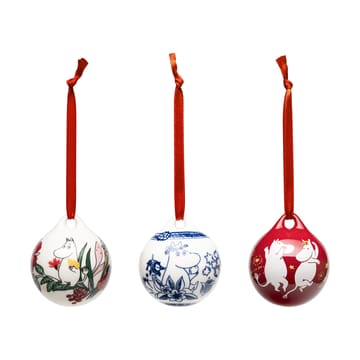 Pallina dell'anno Mumin Ø5 cm 3 pezzi - 2025 - Moomin Arabia