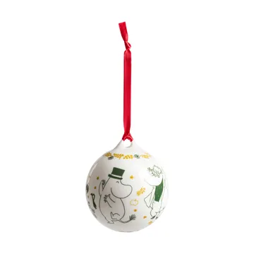 Pallina dell'anno Mumin Ø8 cm - 2026, Dono d’amore - Moomin Arabia