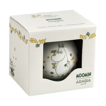 Pallina dell'anno Mumin Ø8 cm - 2026, Dono d’amore - Moomin Arabia