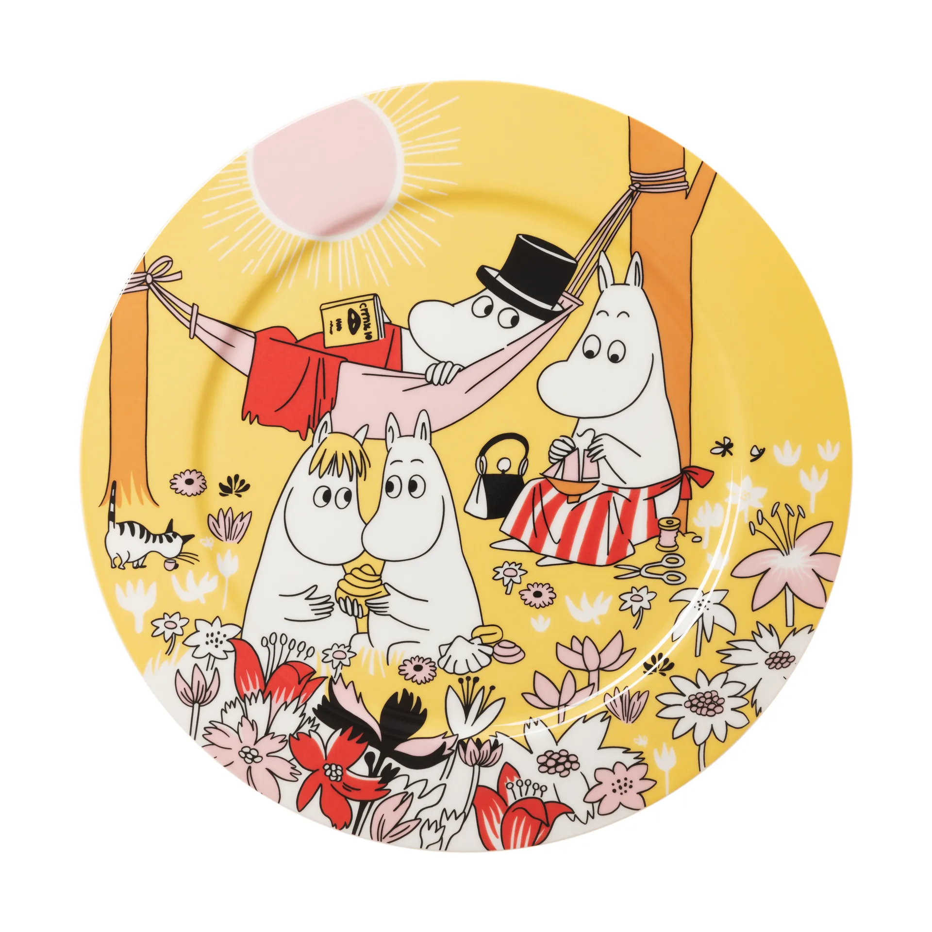 Piatto da portata Mumin Momenti in famiglia, Giallo, 30 cm Moomin Arabia