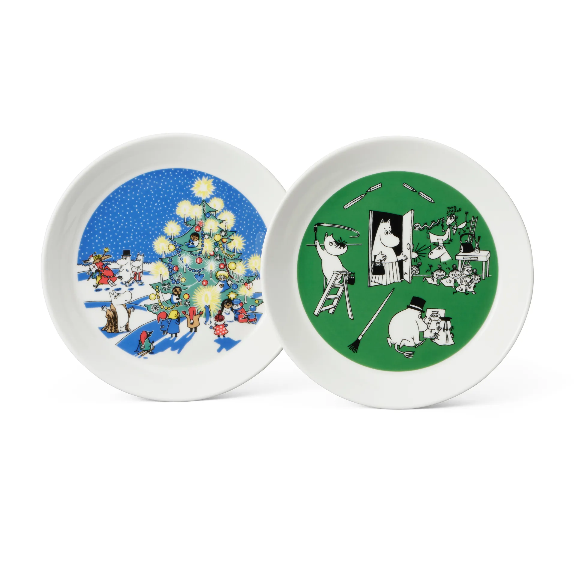Piatto Drawing & Christmas Moomin 2 pezzi, Ø 19 cm
​ Moomin Arabia
