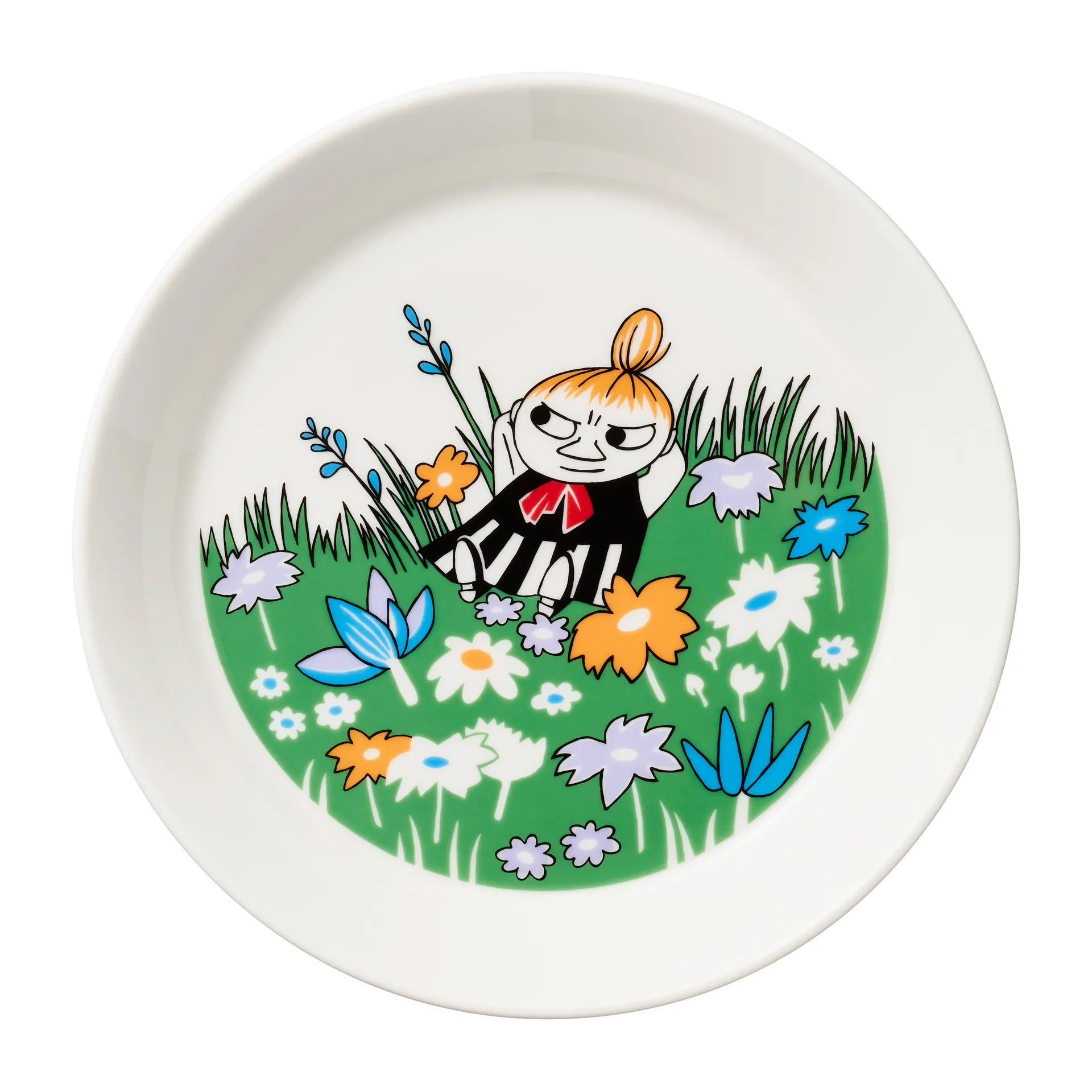 Piatto Little My and meadow Moomin , Bianco-multicolore Moomin Arabia