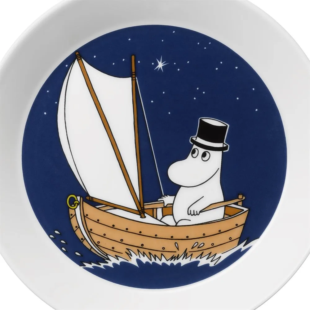 Piatto Moominpappa, blu scuro Moomin Arabia