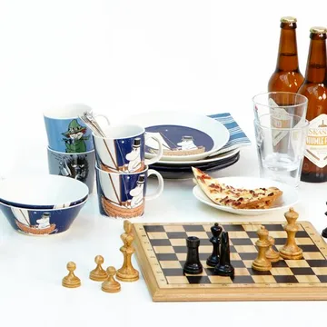 Piatto Moominpappa - blu scuro - Moomin Arabia