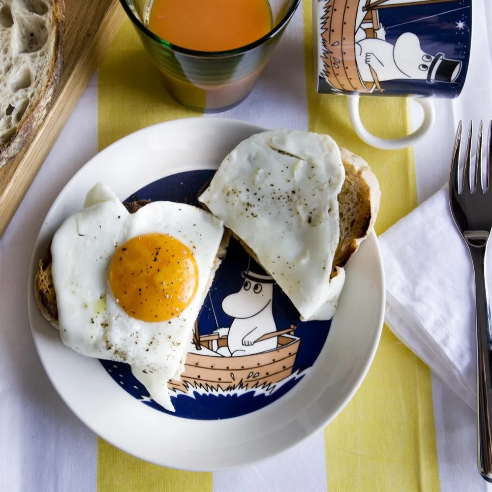 Piatto Moominpappa, blu scuro Moomin Arabia