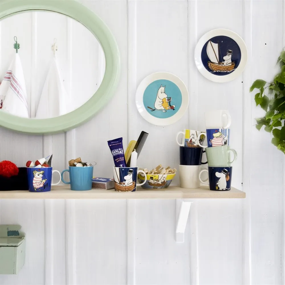 Piatto Moominpappa, blu scuro Moomin Arabia