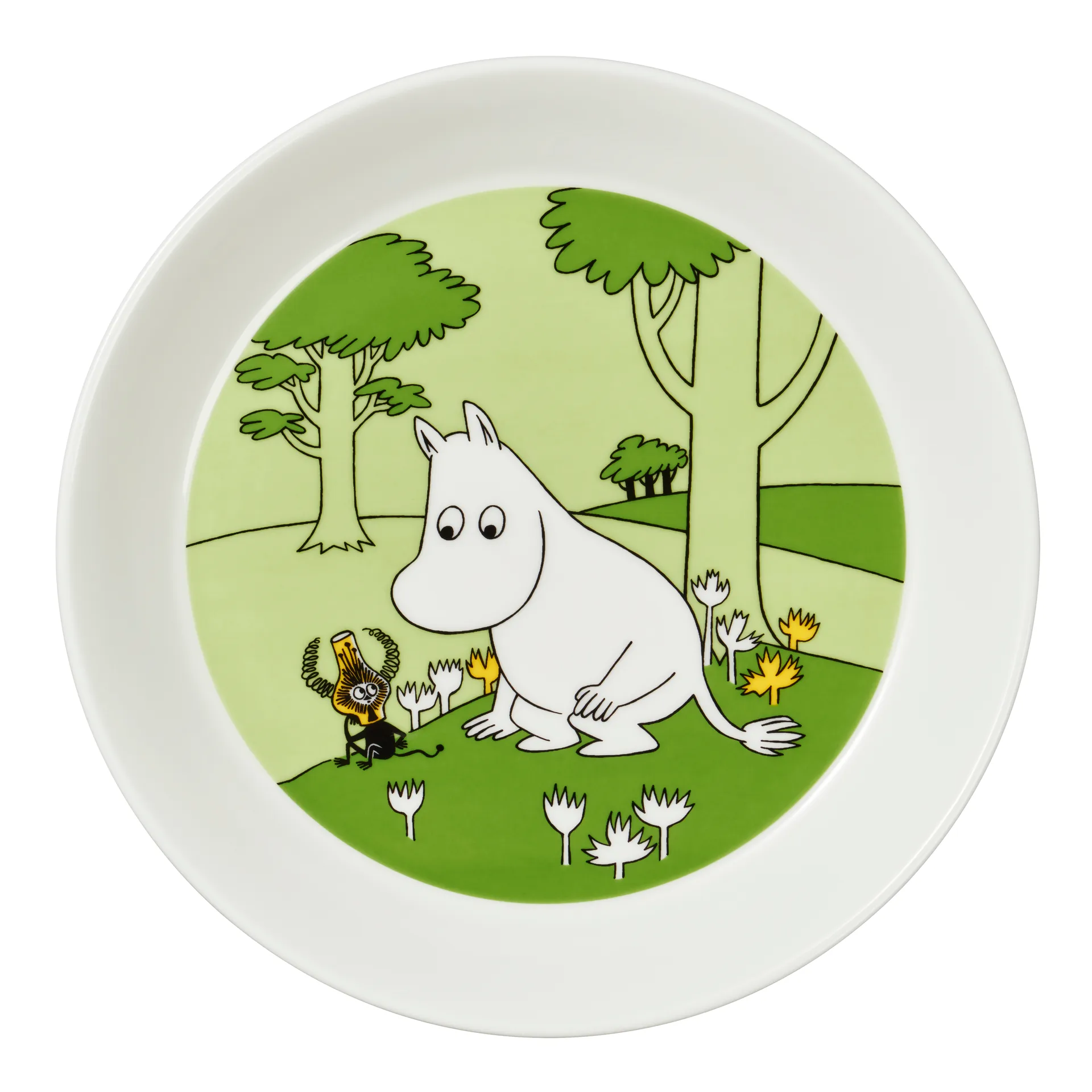 Piatto Moomintroll , grass green Moomin Arabia