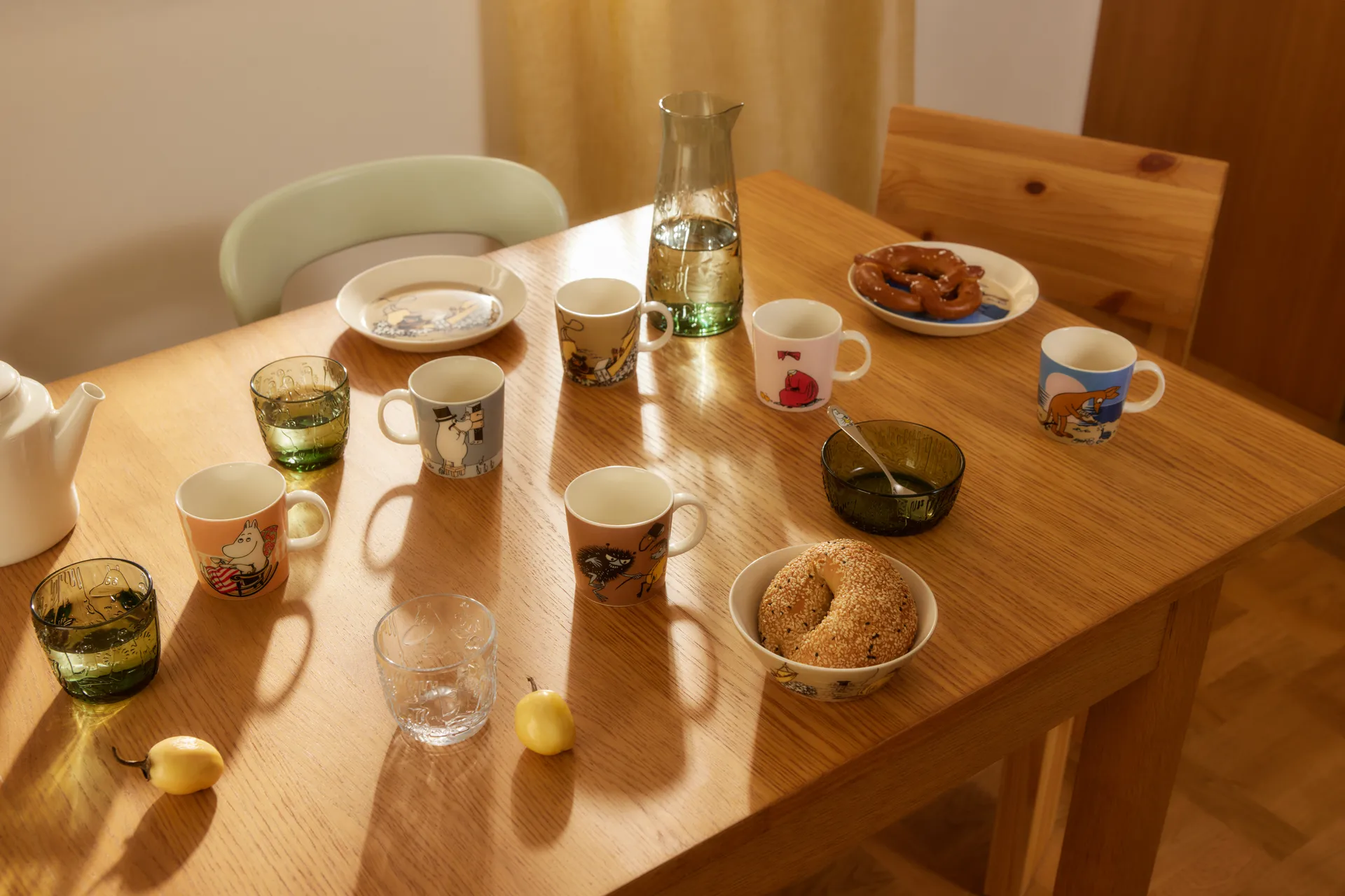 Piatto The Muskrat Moomin Ø19 cm, Beige Moomin Arabia