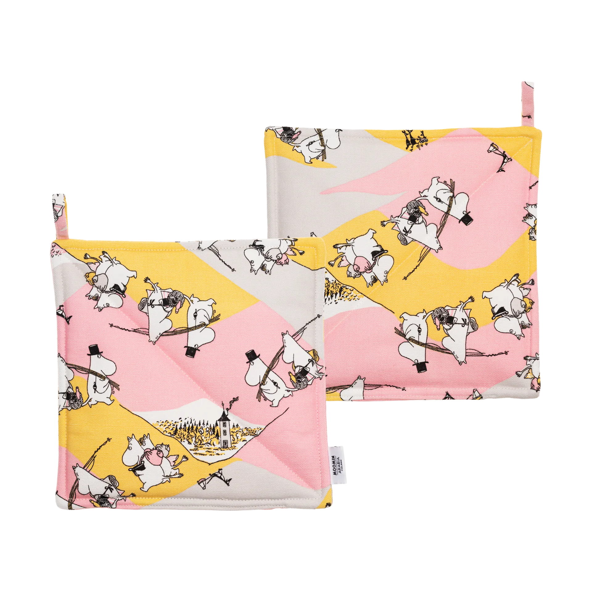 Presina Mumin Momenti in famiglia confezione da 2, 22x22 cm Moomin Arabia